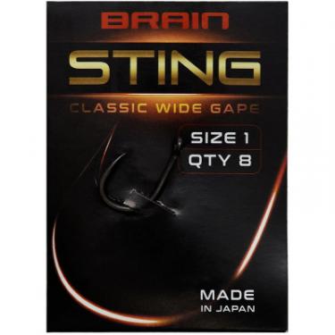 Крючок Brain fishing Sting Classic Wide Gape 02 (10 шт/уп) Фото 1