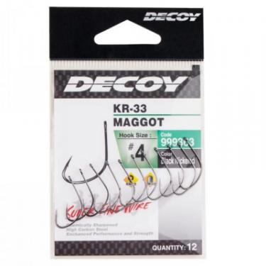 Крючок Decoy KR-33 Maggot 04 (12 шт/уп) Фото 1