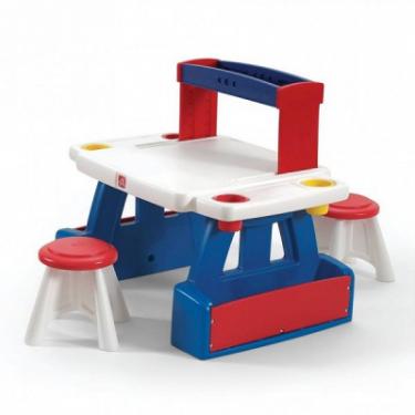 Детский стол Step2 с 2 стульями для творчества "CREATIVE PROJECTS" Фото