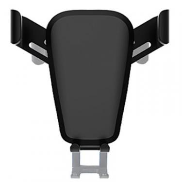 Универсальный автодержатель ColorWay Soft Touch Gravity Holder Black Фото 2