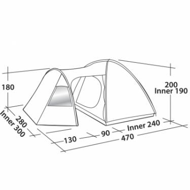 Палатка Easy Camp Energy 300 Rustic Green Фото 1