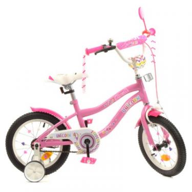 Детский велосипед Profi Y14241 Unicorn 14" pink Фото