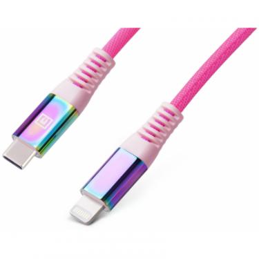 Дата кабель REAL-EL USB-C to Lightning 1.0m MFI Rainbow Фото 2