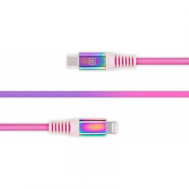 Дата кабель REAL-EL USB-C to Lightning 1.0m MFI Rainbow Фото 3