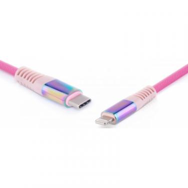 Дата кабель REAL-EL USB-C to Lightning 1.0m MFI Rainbow Фото 4