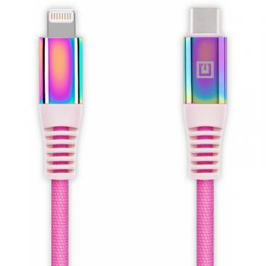 Дата кабель REAL-EL USB-C to Lightning 1.0m MFI Rainbow Фото 5