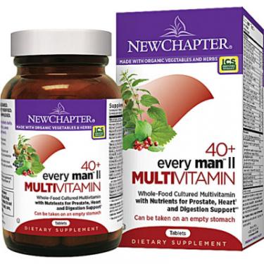 Мультивитамин New Chapter Ежедневные Мультивитамины для Мужчин II 40+, Every Фото