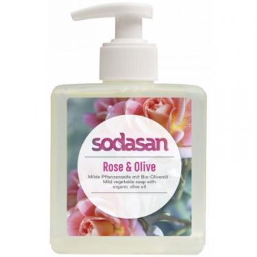 Жидкое мыло Sodasan органическое Rose-Olive тонизирующее 300 мл Фото