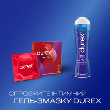 Презервативы Durex Elite латексні з силіконовою змазкою (тонкі) 3 шт. Фото 4