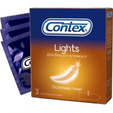 Презервативы Contex Lights особливо тонкі латексні з силіконовою змазк Фото