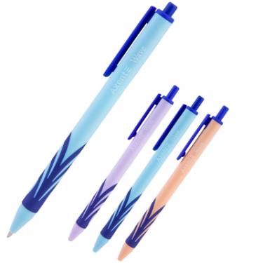 Ручка шариковая Axent Wave автоматическая Синяя 0.5 мм Фото