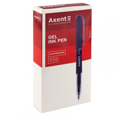Ручка гелевая Axent Autographe 0.5 мм Синяя Фото 1
