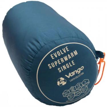 Спальный мешок Vango Evolve Superwarm Single +2C Moroccan Blue Left Фото 5