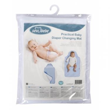 Пеленки для младенцев Sevi Bebe Клейонка для сповивання з подушкою біла Фото 5