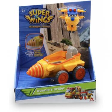 Игровой набор Super Wings Donnie's Driller, бурильный автомобиль Донни Фото 1