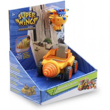 Игровой набор Super Wings Donnie's Driller, бурильный автомобиль Донни Фото 2