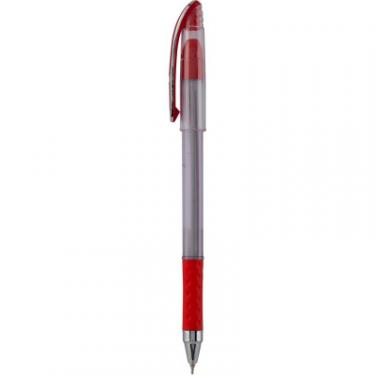 Ручка шариковая Unimax Maxflow, красная Фото 3