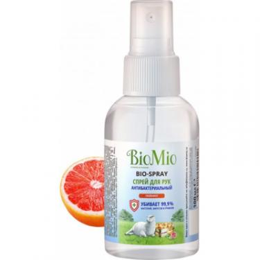 Антисептик для рук BioMio Bio-spray с эфирным маслом грейпфрута 100 мл Фото 1