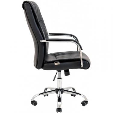 Офисное кресло Richman Торонто хром к/з чорний Фото 2