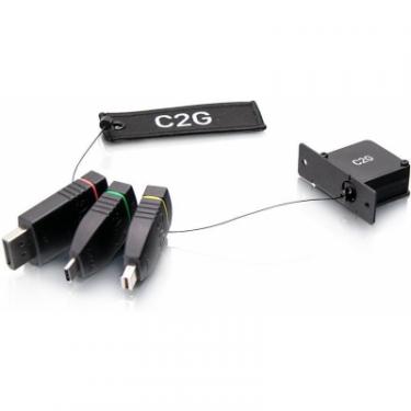 Переходник C2G Retractable Ring HDMI to mini DP DP USB-C Фото