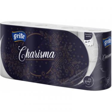 Туалетная бумага Grite Charisma 4 слоя 8 рулонов Фото