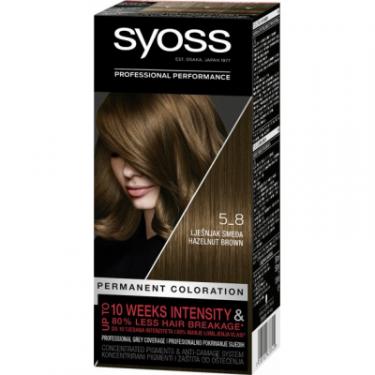 Краска для волос Syoss 5-8 Ореховый Светло-каштановый 115 мл Фото