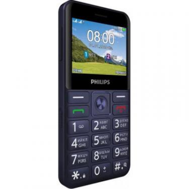 Мобильный телефон Philips Xenium E207 Blue Фото 2
