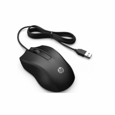 Мышка HP 100 USB Black Фото 1