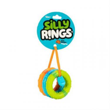 Развивающая игрушка Fat Brain Toys тактильная Магнитные кольца SillyRings 3 шт Фото 3
