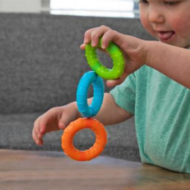 Развивающая игрушка Fat Brain Toys тактильная Магнитные кольца SillyRings 3 шт Фото 4