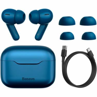 Наушники Baseus SIMU ANC True Wireles Earphones S1 Pro Blue Фото 4