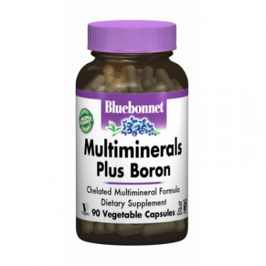 Минералы Bluebonnet Nutrition Мультиминералы + Бор с Железом, 90 гелевых капсул Фото