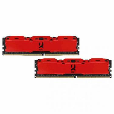Модуль памяти для компьютера Goodram DDR4 16GB (2x8GB) 3200 MHz IRDM Red Фото