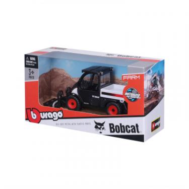 Спецтехника Bburago Навантажувач Bobcat Toolcat 5600 10 см Фото 3