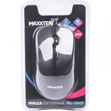 Мышка Maxxter Mc-3B01 USB Black Фото 3