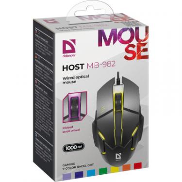 Мышка Defender Host MB-982 USB Black Фото 2