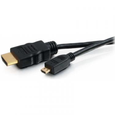 Кабель мультимедийный C2G HDMI micro to HDMI 0.5m Фото 1