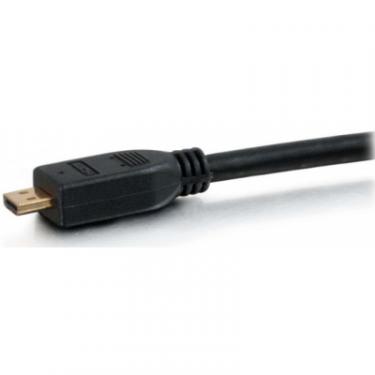 Кабель мультимедийный C2G HDMI micro to HDMI 0.5m Фото 3
