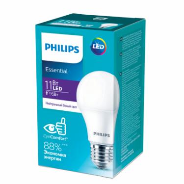 Лампочка Philips ESS LEDBulb 11W 1250lm E27 840 1CT/12RCA Фото 1