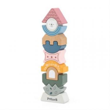 Развивающая игрушка Viga Toys пірамідка-балансир PolarB Башточка Фото