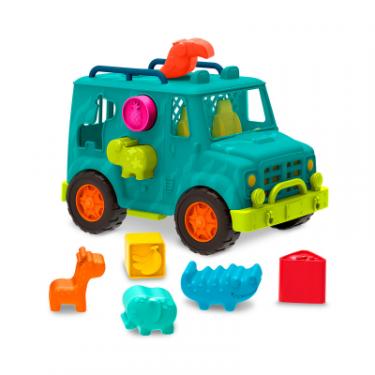Развивающая игрушка Battat сортер - Вантажівка Сафарі (колір море) Фото