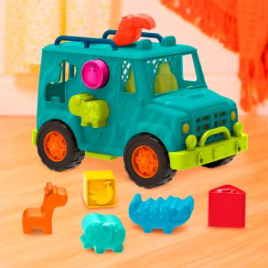 Развивающая игрушка Battat сортер - Вантажівка Сафарі (колір море) Фото 2