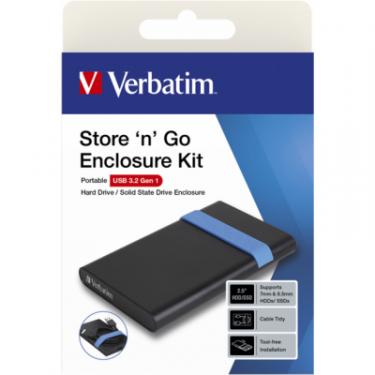 Карман внешний Verbatim SSD\HDD 2.5" USB 3.2 GEN 1-SuperSpeed Фото 9