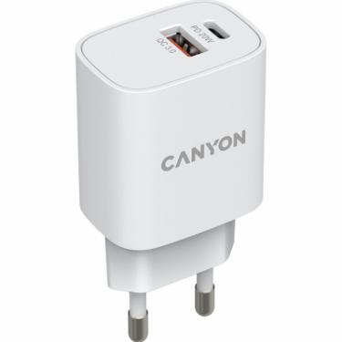 Зарядное устройство Canyon PD 20W/QC3.0 18W Фото