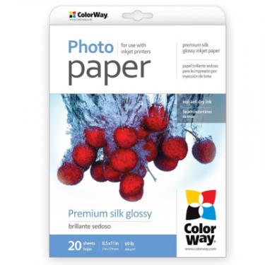 Бумага ColorWay LT 260г/м super gloss/silk, 20sh, OEM Фото