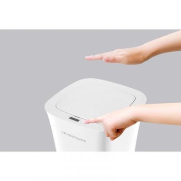 Контейнер для мусора Xiaomi Ninestars Waterproof Induction Trash White Фото 2