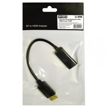 Переходник ST-Lab DisplayPort Male - HDMI Female, 1080P Фото 2
