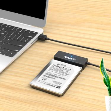 Адаптер Maiwo USB 3.0 to HDD SATA 2,5"/3,5"/5,25"/SSD, PA 2V/2A Фото 3