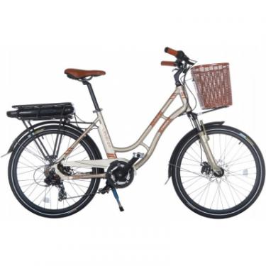 Электровелосипед Trinx E-Bike Sella 2.0 24" рама-17" Champagne-Gold Фото 2