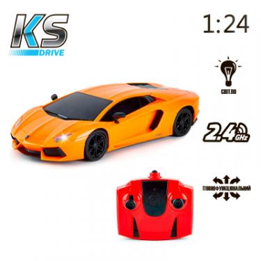 Радиоуправляемая игрушка KS Drive Lamborghini Aventador LP 700-4 (124, 2.4Ghz, оранж Фото 5